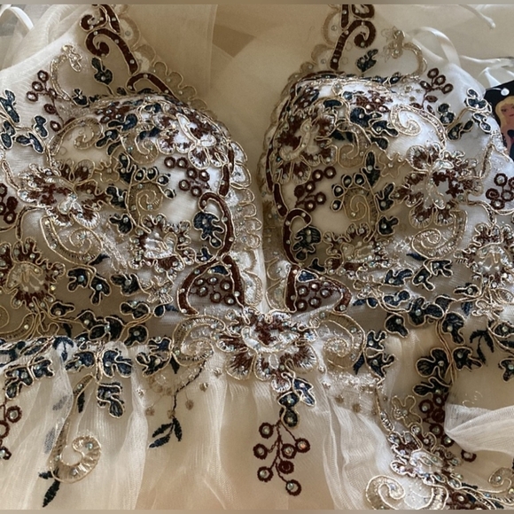 Blondie Nites Ivory Evening Gown - Picture 11 of 12